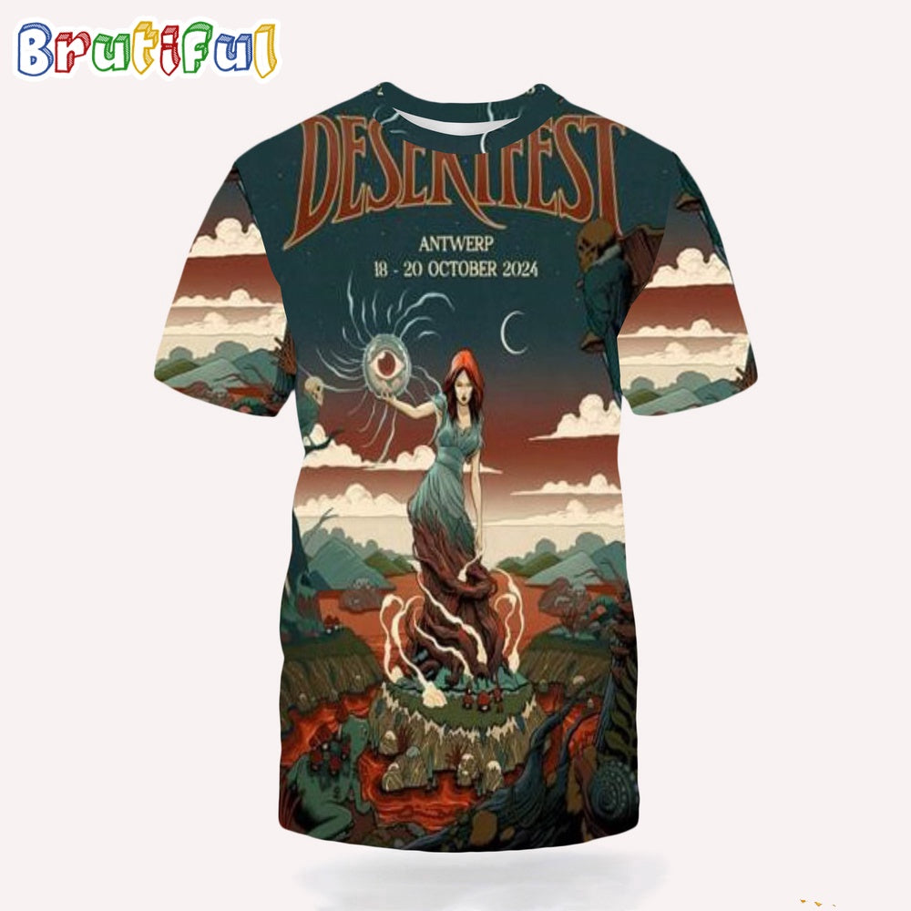 Desertfest Antwerp Belgium Tour 2024 3D Shirt