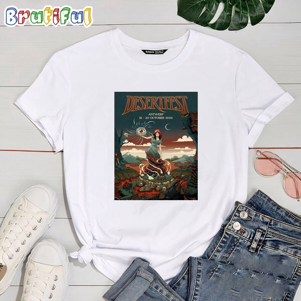 Desertfest Antwerp Belgium Tour 2024 T Shirt