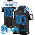 Detroit Lions 2025 Michigan & 90th Year Customized Football Jersey