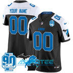 Detroit Lions 2025 Michigan & 90th Year Customized Football Jersey