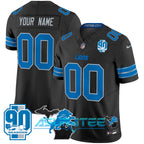 Detroit Lions 2025 Michigan & 90th Year Customized Football Jersey