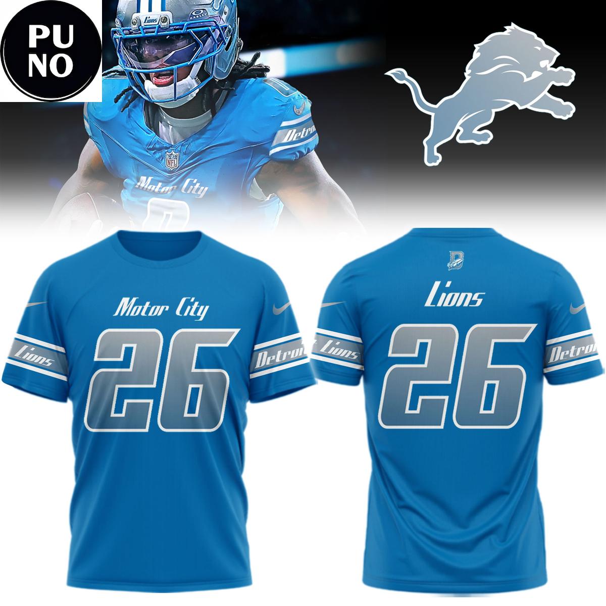 Detroit Lions 2026 Rivalries Full Throttle Personalized Hoodie T-Shirt