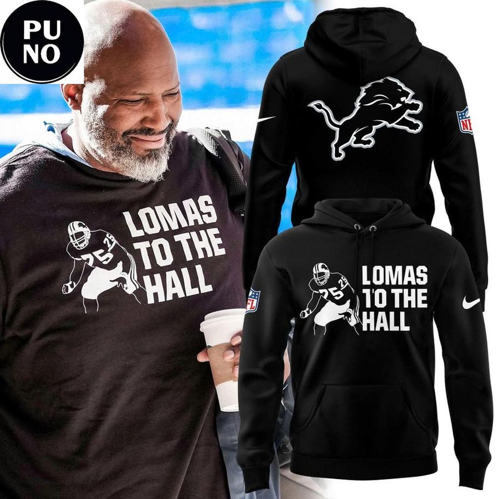 Detroit Lions 2026 Tribute Lomas to the Hall Hoodie T-Shirt