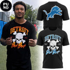 Detroit Lions Bad Boys Skull 2026 T-Shirt