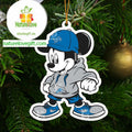 Detroit Lions Mickey Mouse NFL Christmas Tree Decoration Ornament
