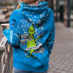 Custom NFL Detroit Lions Hoodie Leggings The Grinch Hoodie Rock Paper Scissors Throat Punch I Win