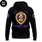 Detroit Lions Purple Heart Tribute Day 2026 Hoodie