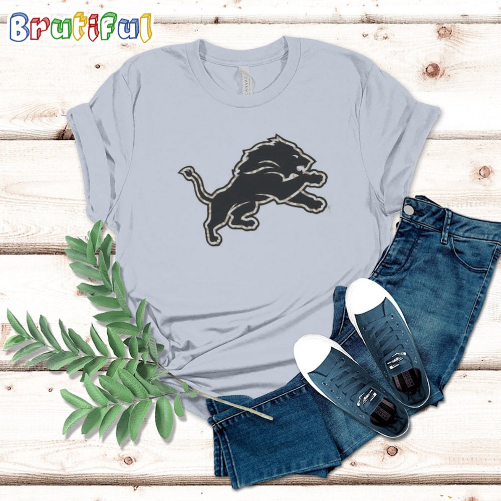 Detroit Lions Women’s ’47 Cream Panthera Frankie T-Shirt