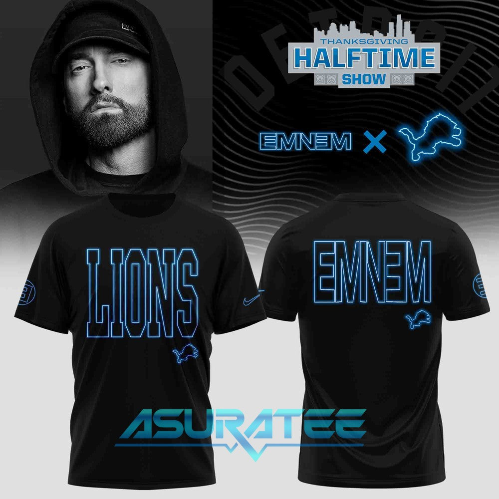 Detroit Lions x Eminem Halftime Limited Edition Shirt