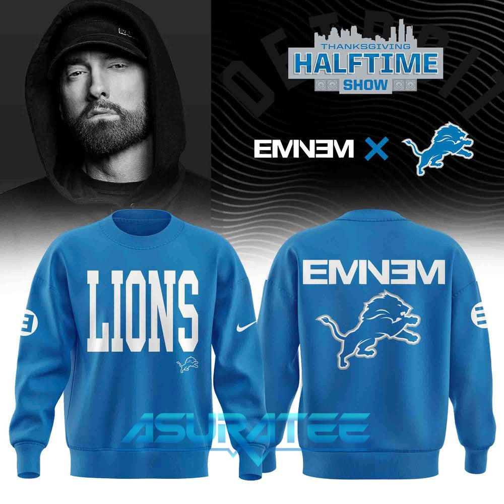 Detroit Lions x Eminem Thanksgiving Halftime Show Sweatshirt