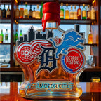 Detroit “Motor City” Limited Edition Whiskey Bottle