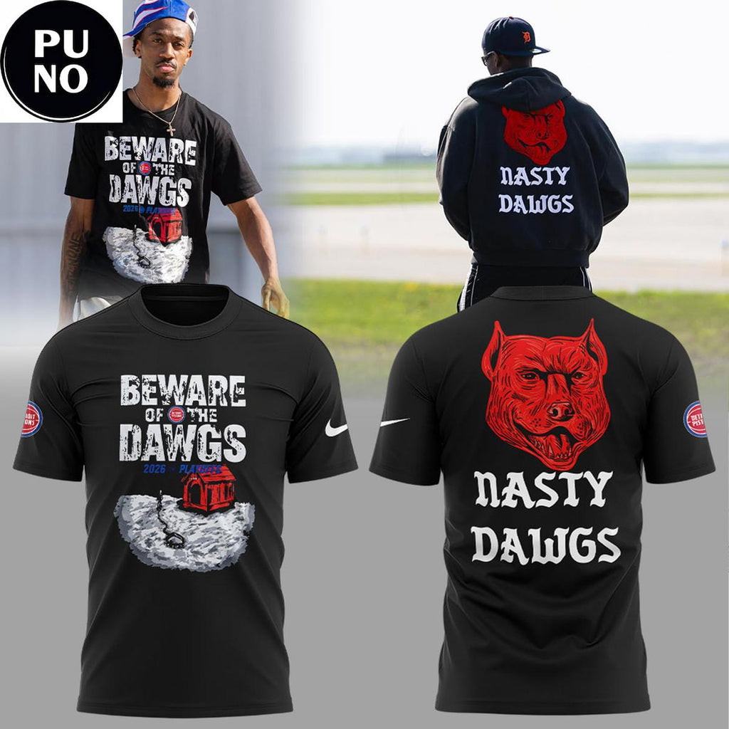 Detroit Pistons Beware Of The Dawgs 2026 Hoodie T-Shirt