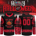 Detroit Red Wings Halloween Night Hat Trick Or Treat 2026 Hockey Jersey