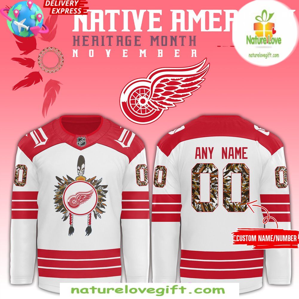 Detroit Red Wings 2026 Native Heritage Hockey Jersey