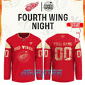 Detroit Red Wings x Fourth Wing Night 2026 Hockey Jersey