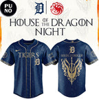 Detroit Tigers 2026 House of the Dragon Night Baseball Jersey