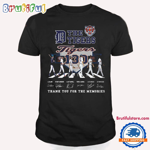 Detroit Tigers Baseball Go On The Road Signature T Shirt