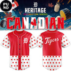 Detroit Tigers Canadian Heritage 2026 Baseball Jersey