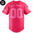 Detroit Tigers Pink Out the Park 2026 Personalized Baseball Jersey