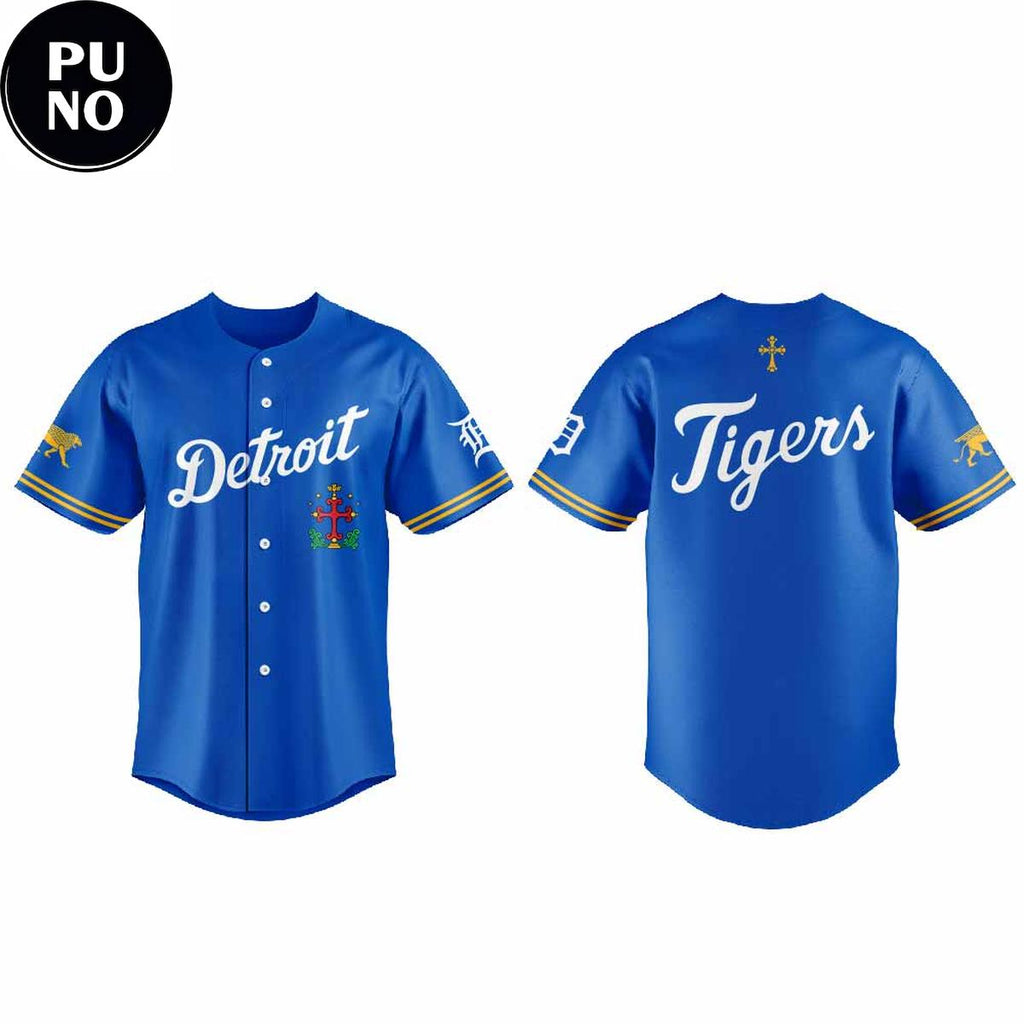 Detroit Tigers x Albanian Heritage Night 2026 Baseball Jersey