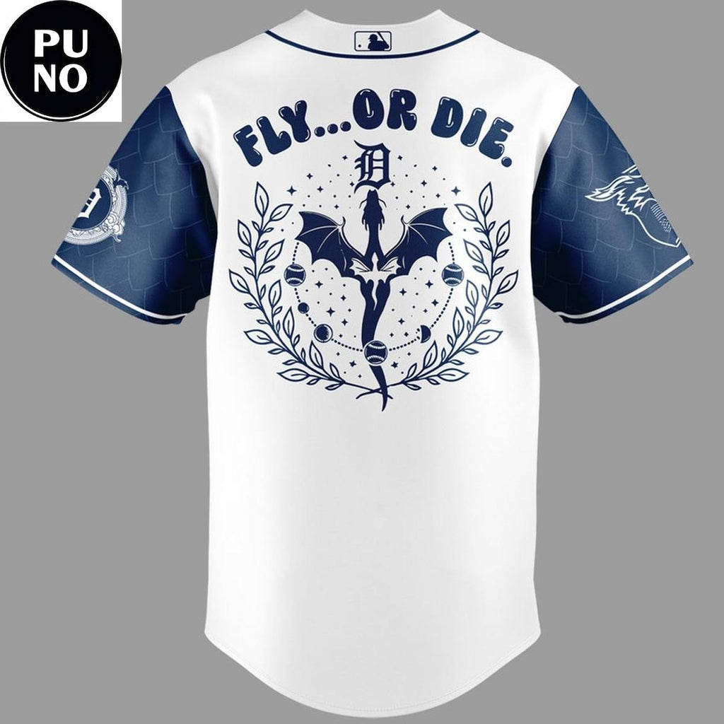 Detroit Tigers x Book Club Night 2026 Fourth Wing Baseball Jersey