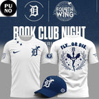 Detroit Tigers x Book Club Night 2026 Fourth Wing Hoodie T-Shirt