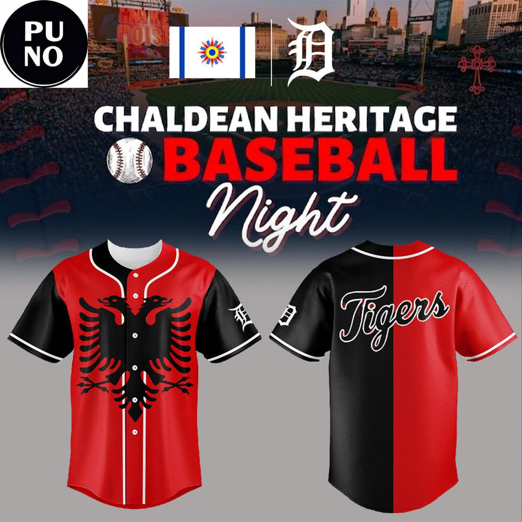 Detroit Tigers x Chaldean Heritage Night 2026 Baseball Jersey