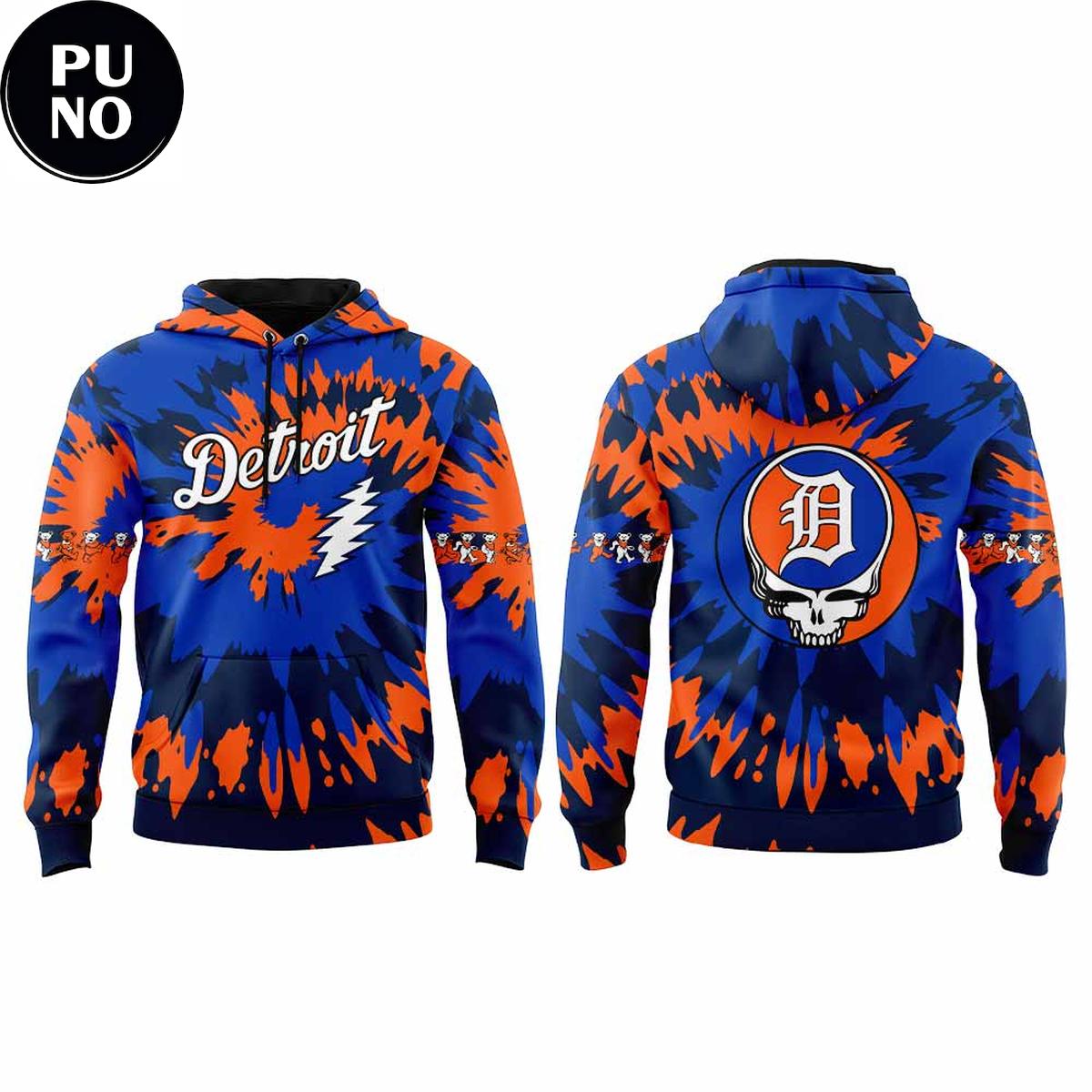 Detroit Tigers x Grateful Dead Night 2026 Hoodie
