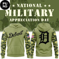 Detroit Tigers x Military Appreciation Night 2026 Hoodie