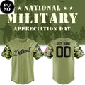Detroit Tigers x Military Appreciation Night 2026 Personalized Baseball Jersey