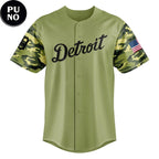 Detroit Tigers x Military Appreciation Night 2026 Personalized Baseball Jersey