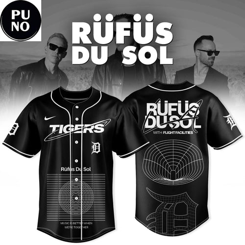 Detroit Tigers x Rufus Du Sol & Flight Facilities 2026 Baseball Jersey