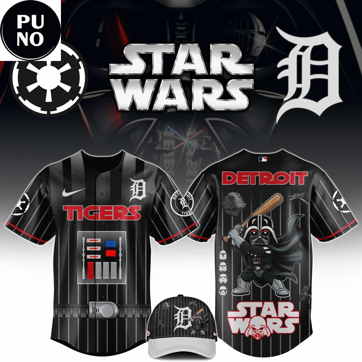 Detroit Tigers x Star Wars Night 2026 Baseball Jersey