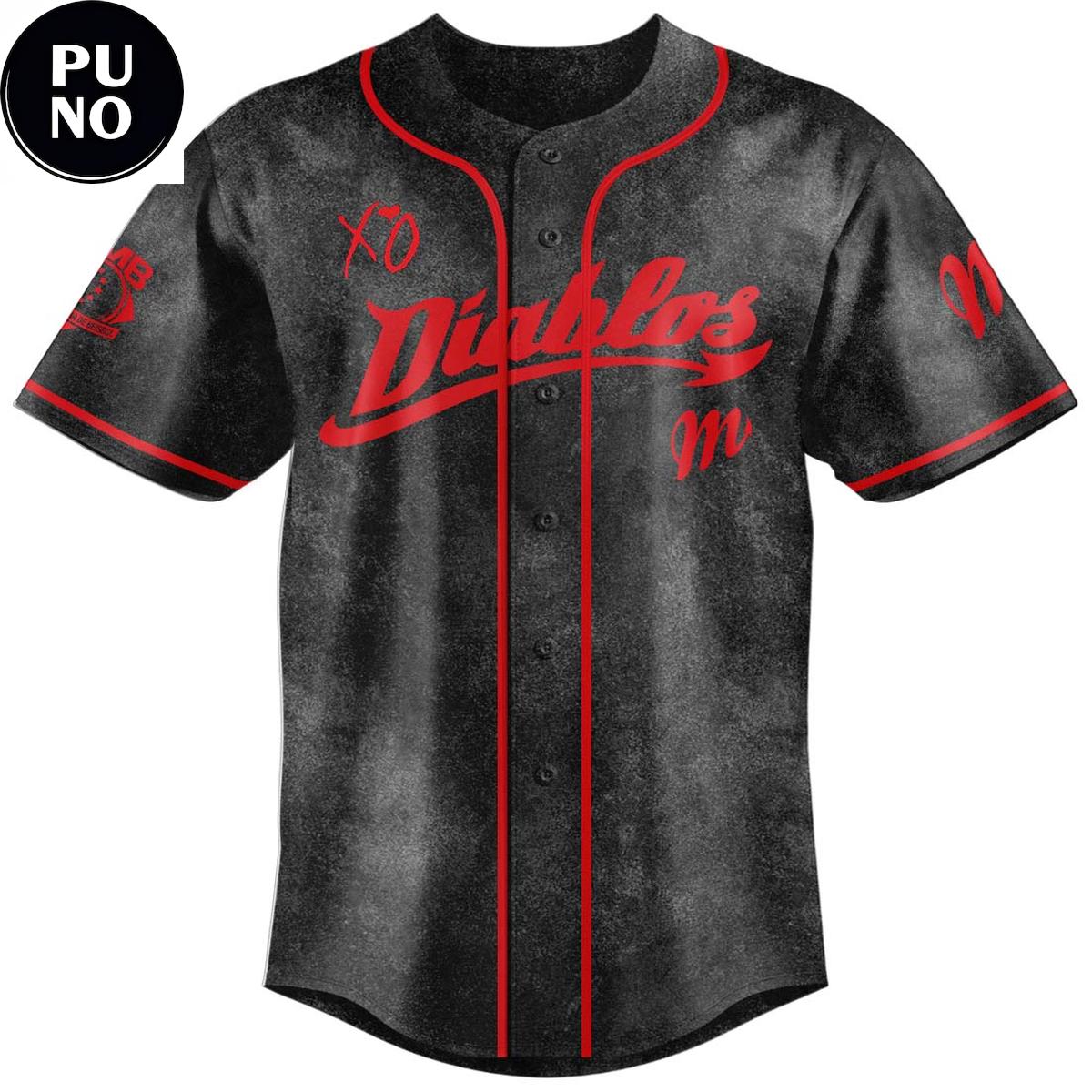 Diablos Rojos Mexico x The Weeknd After Hours Til Dawn 2026 Baseball Jersey