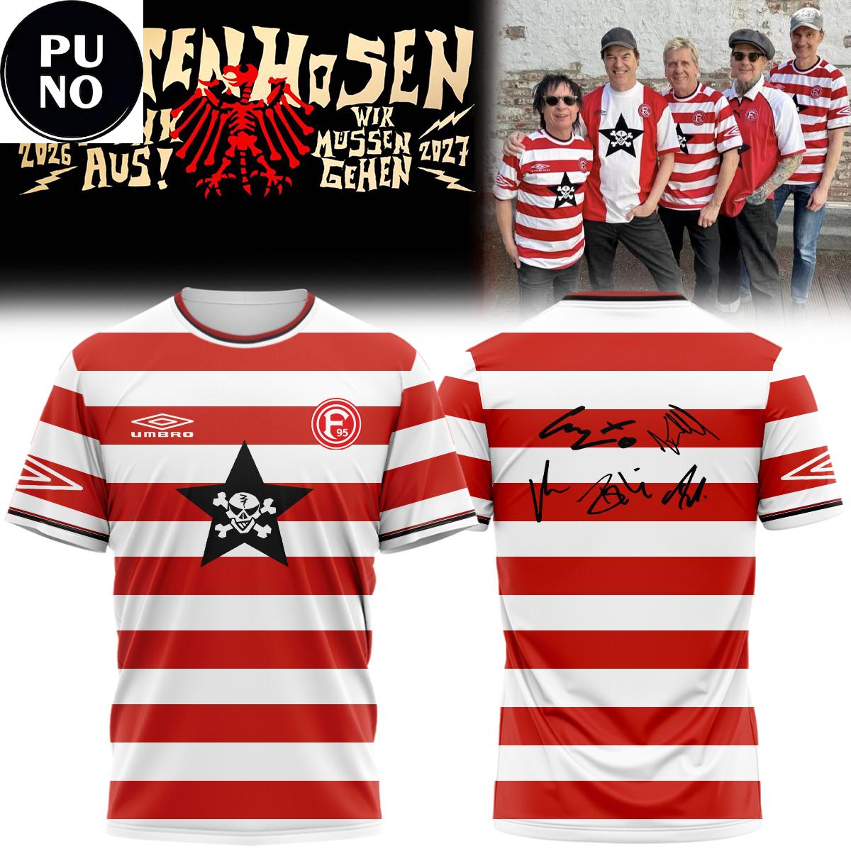 Die Toten Hosen Trink Aus! Wir Müssen Gehen Tour 2026 T-Shirt