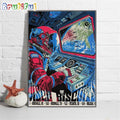 Disco Biscuits April 2024 The Orange Peel Asheville Tour Poster Canvas