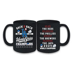 Dodgers Back 2 Back World Series Champs Mug