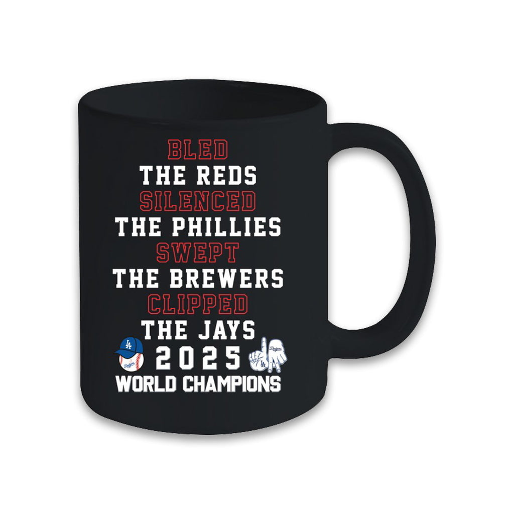 Dodgers Back 2 Back World Series Champs Mug