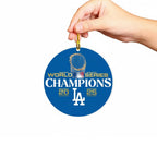 Dodgers World Series Champions 2025 Christmas Ornament