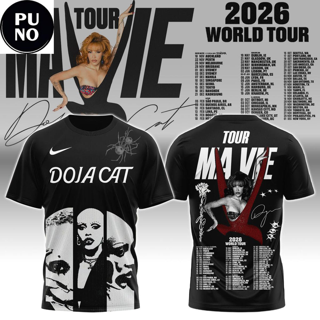 Doja Cat The Ma Vie World Tour 2026 Schedule Hoodie T-Shirt