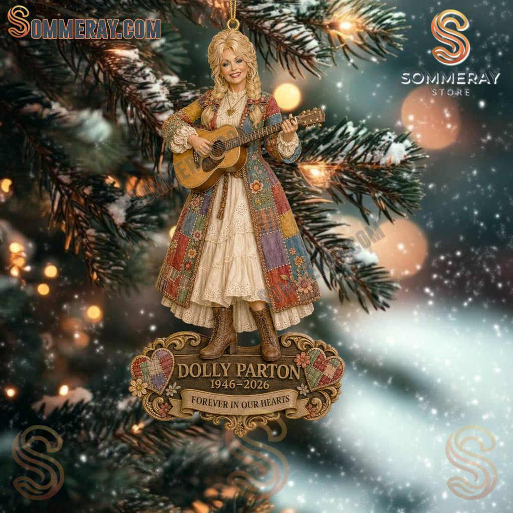 Dolly Parton Memorial Christmas Ornaments 1946-2026