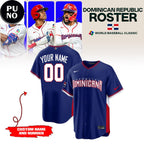 Dominican Republic World Baseball Classic 2026 Personalized Baseball Jersey