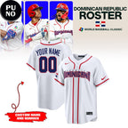 Dominican Republic World Baseball Classic 2026 Personalized Baseball Jersey