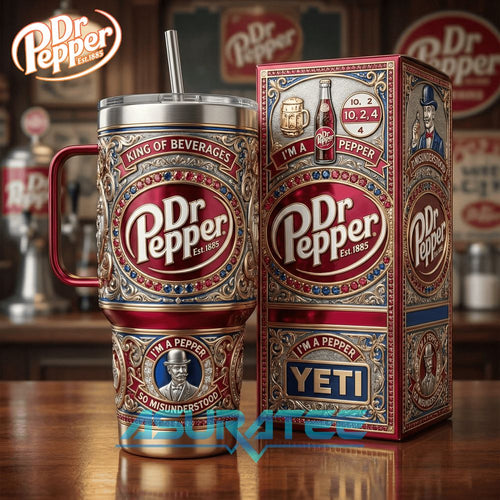 Dr Pepper King of Beverages Limited Edition YETI Tumbler