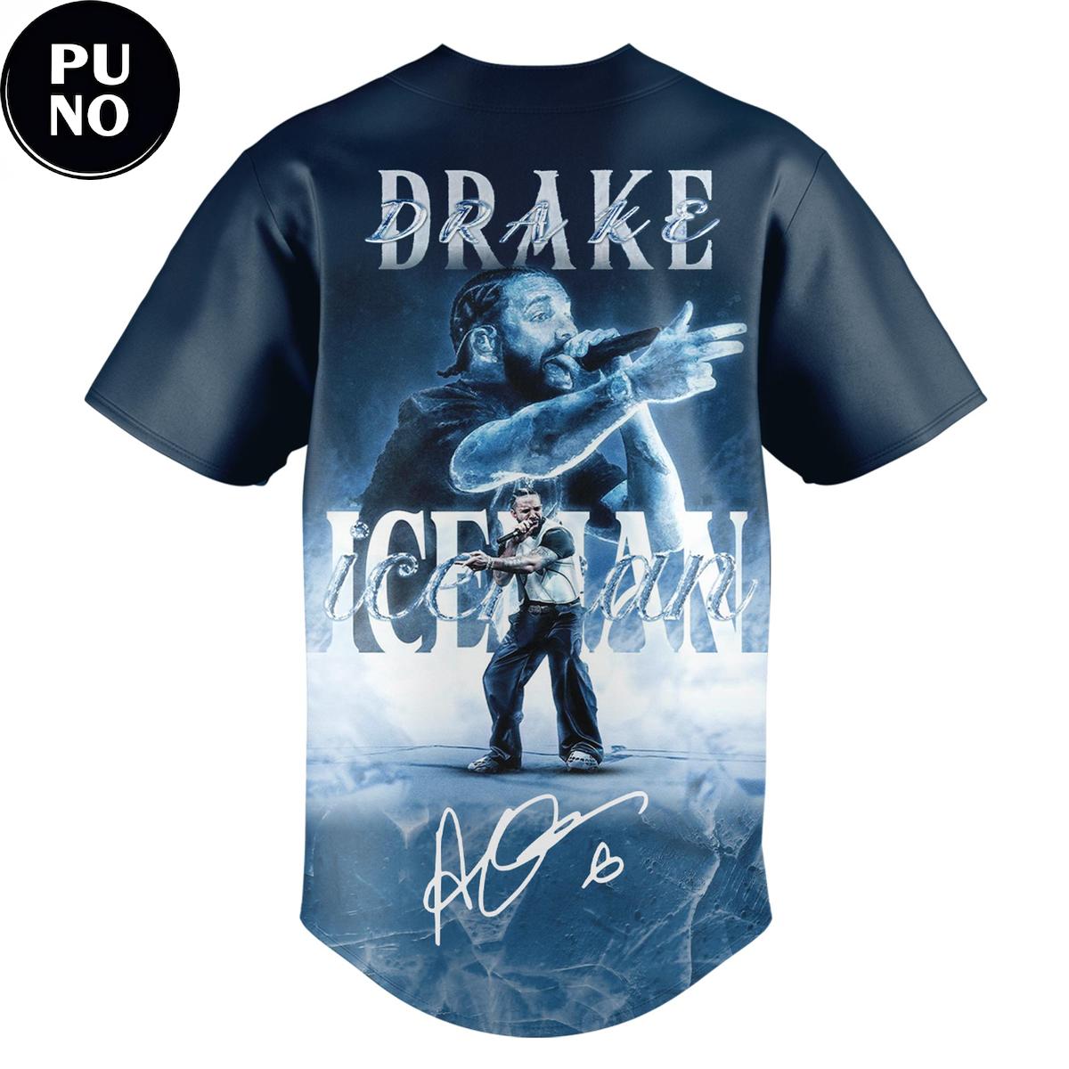 Drake Ice Man Legend 2026 Baseball Jersey
