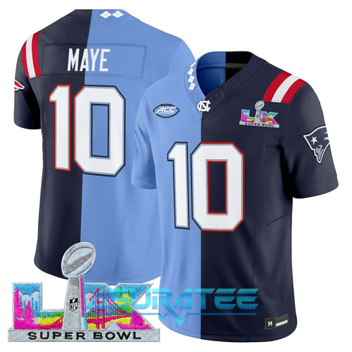 Drake Maye Split Vapor Limited Edition Football Jersey