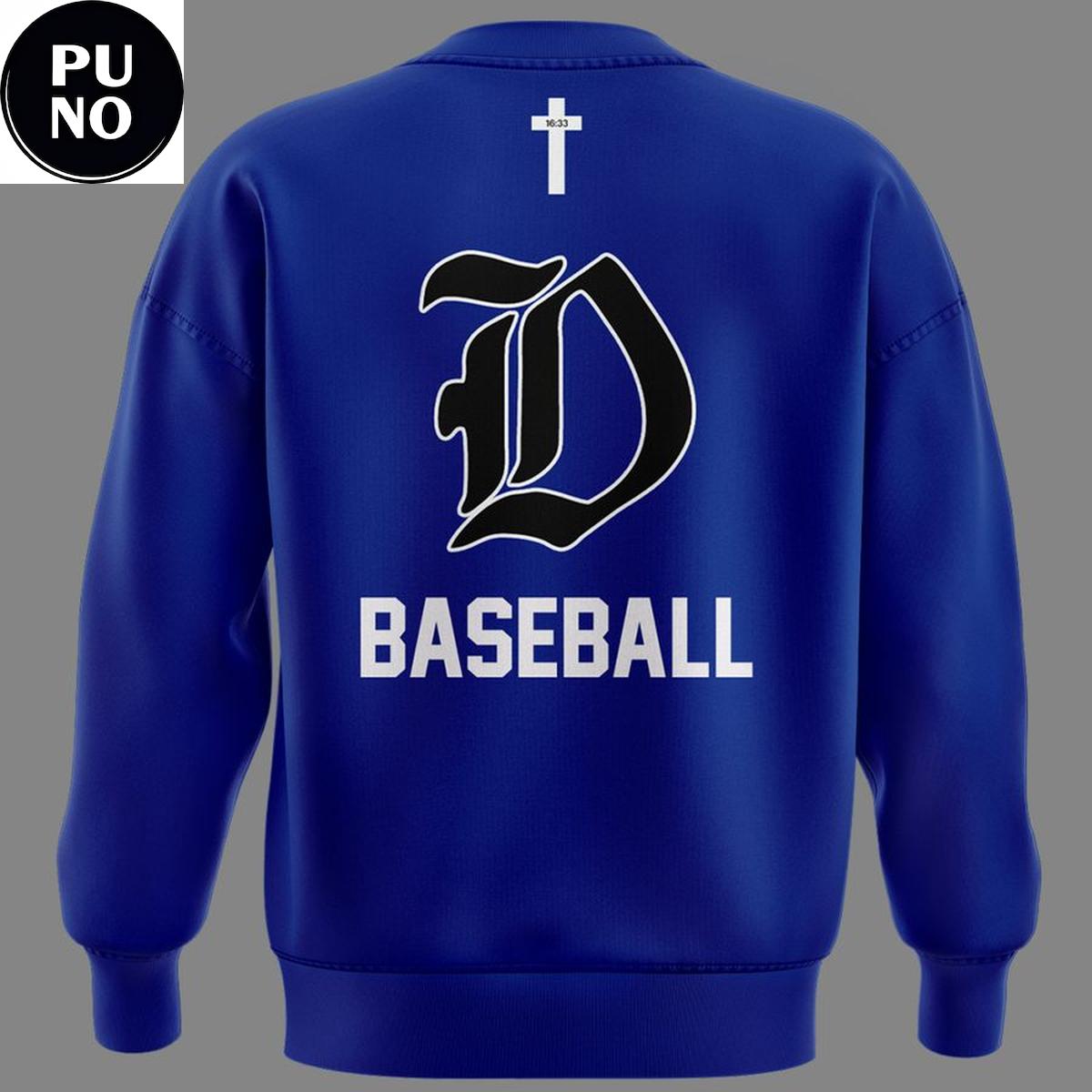 Duke Blue Devils Baseball 2026 Jesus Won Game 1 On Deck Hoodie Shirt