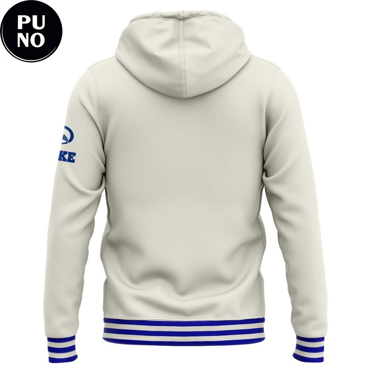 Duke Blue Devils Carlos Boozer 2026 Ivory White Hoodie