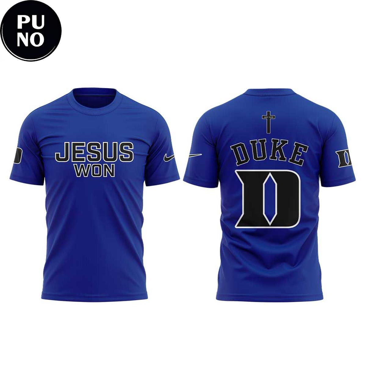 Duke Blue Devils Jesus Won 2026 Hoodie T-Shirt