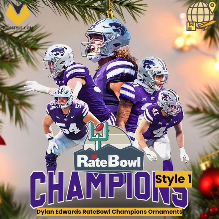 Dylan Edwards RateBowl Champions Ornaments